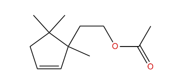 2-(1,5,5-Trimethylcyclopent-2-enyl)-ethyl acetate